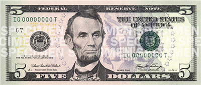 $5 Bill