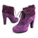 fur shoe