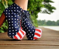 american flag heels