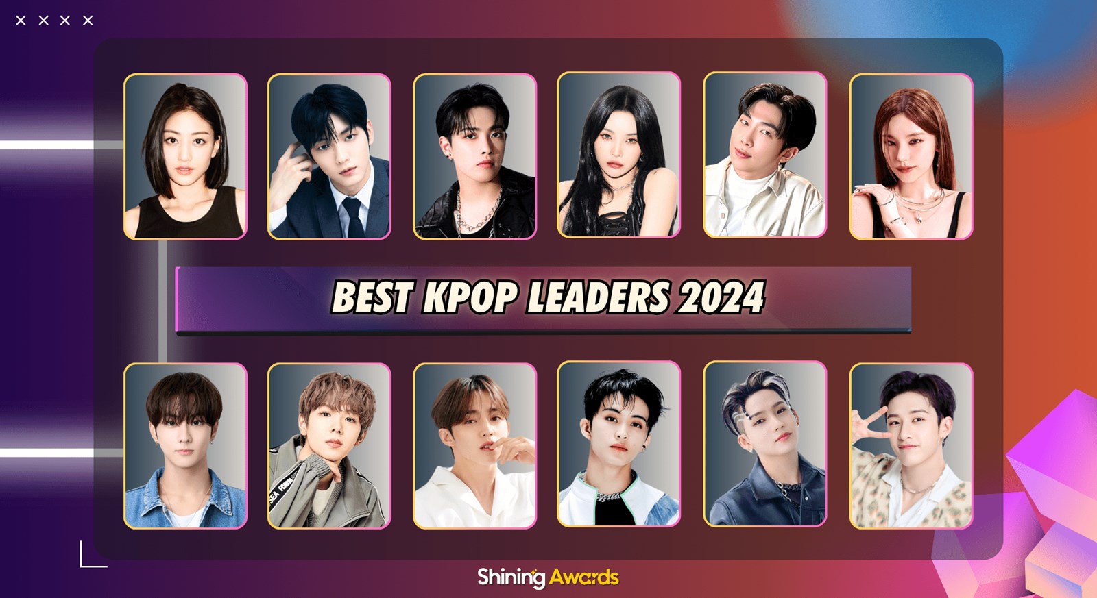 SHINING AWARDS Best Kpop Leaders 2024