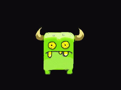 Happy Green Monster
