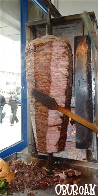 kömür ateşinde et döner