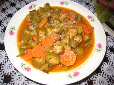 etli bamya