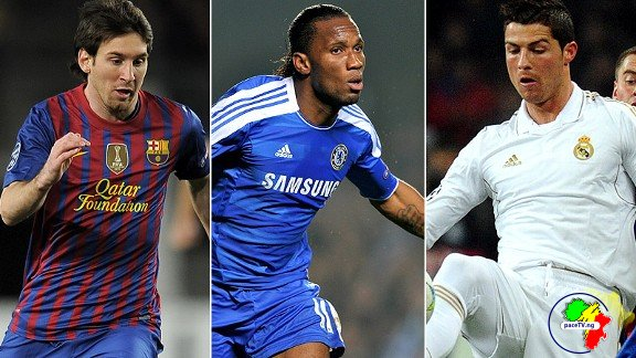 Ronaldo Mu Messi Mi Drogba Mı