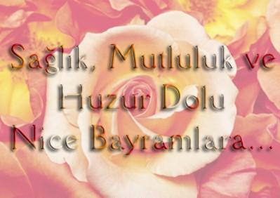 SAĞLIK MUTLULUK VE HUZUR DOLU NİCE BAYRAMLARA