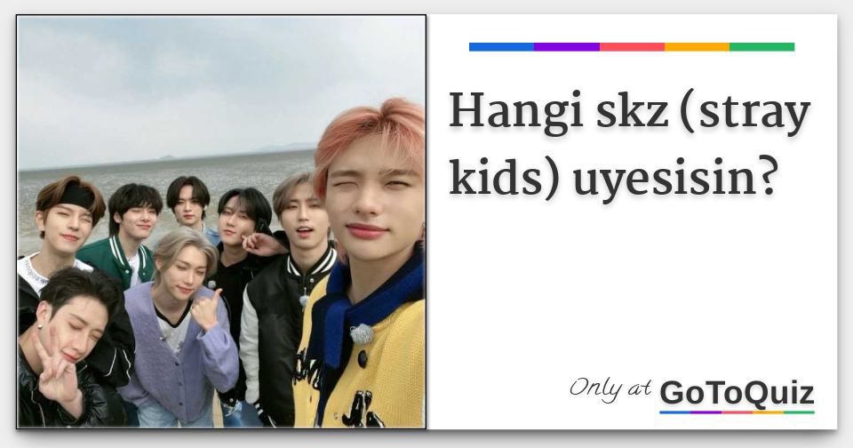 Hangi Stray Kids Üyesisin
