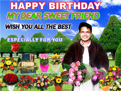 HAPPY BIRTHDAY MY DEAR FRIEND