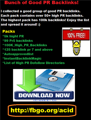 Bunch Of Good Backlinks