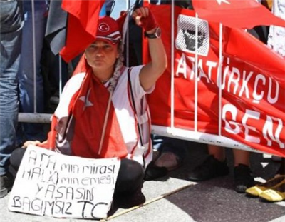Tandoğan Meydanı'ndan kare, miting esnası