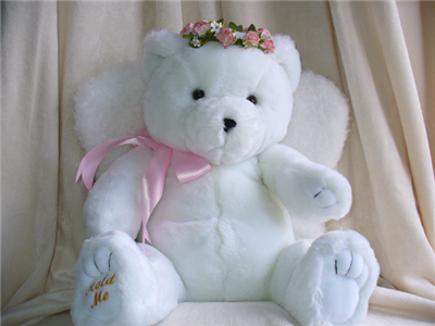 Snow angel teddy bear