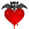 Bat Vampire Heart