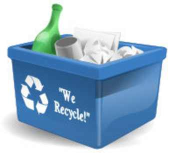 This is for recycling. Thanks for being GREEN!