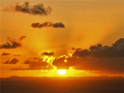 Beautiful sunset together