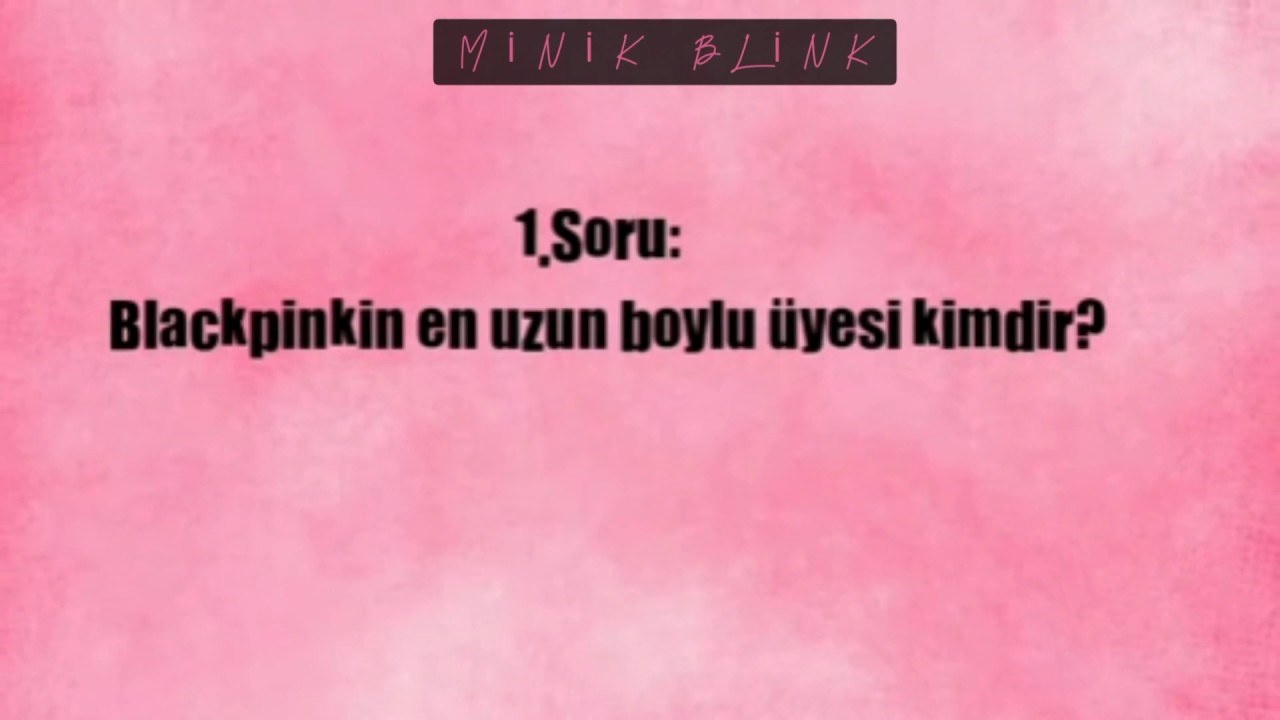 Ne Kadar Blınksin Testi.
