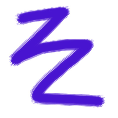 Donkerblauwe streep