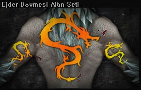 30 Günlük Altın Ejder Dövmesi