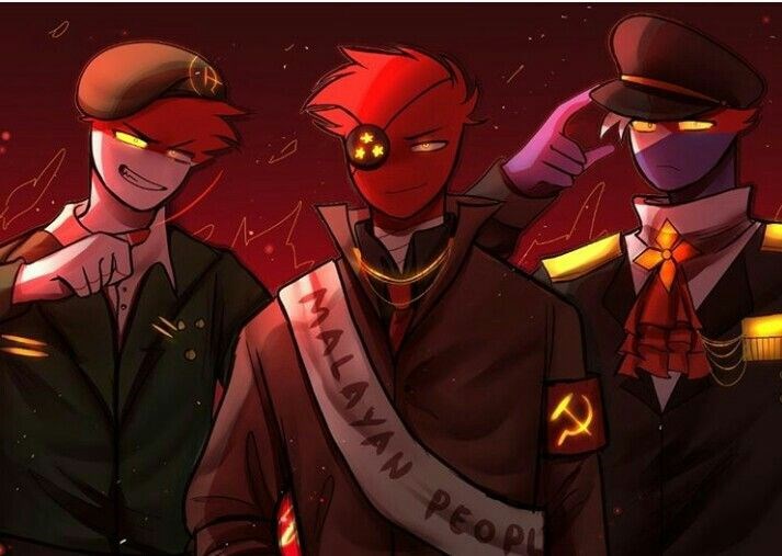 Siapakah Kamu Di Trio Komunis? (Countryhumans) 