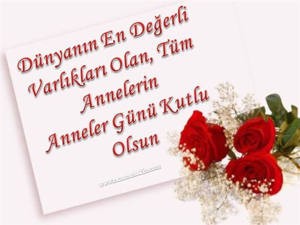 Anneler Günün Kutlu Olsu
