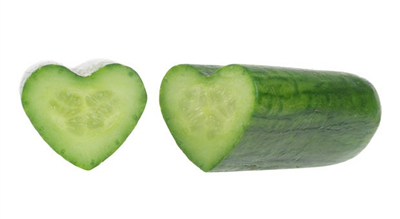 Heart Shaped Cucumber<3