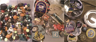 a box of random stuff 