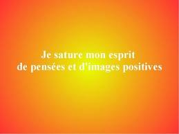 Pensées et images positives