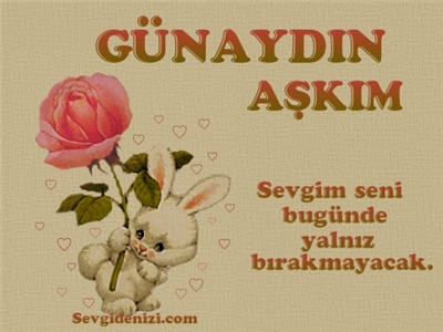 aşkım günaydın