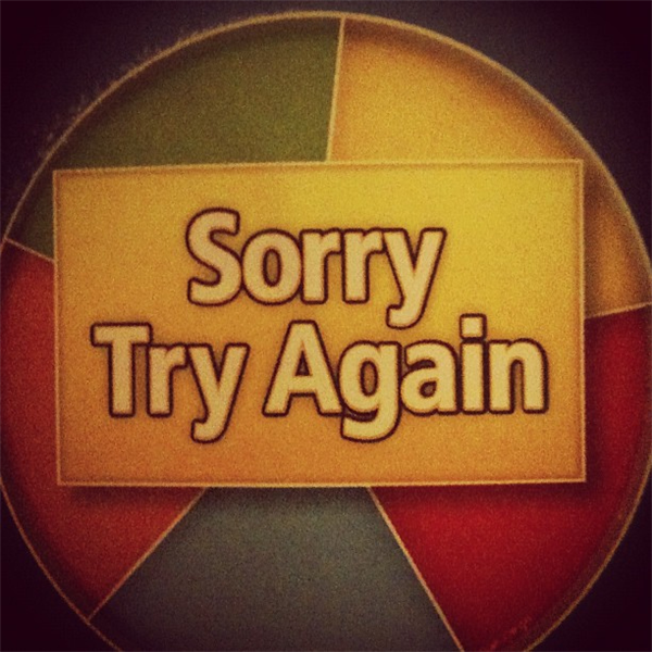 try again