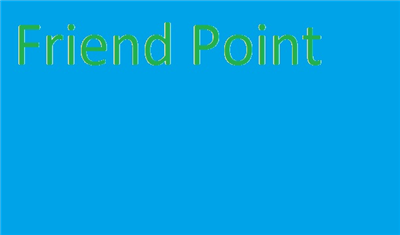 1 Friend Point