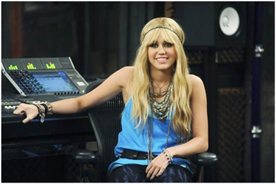Dinning with Hannah Montana
