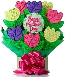 a basket of Happy Mother's Day Cookies