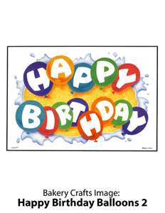 a plate of Happy Birthday Cookies