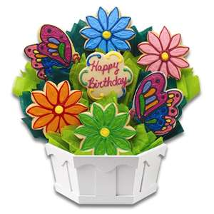 a Basket of Happy Birthday Cookies