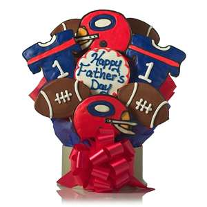 a basket of Happy Father's Day Cookies