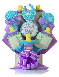 a basket of It's a BoyCookies