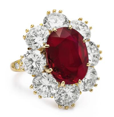 The Richard Burton Ruby and Diamond Ring by Van Cleef & Arpels