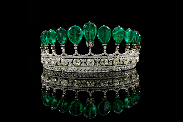 Katharina Henckel Von Donnersmarck’s Emerald and Diamond Tiara
