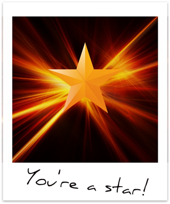 You're a star