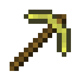golden pickaxe