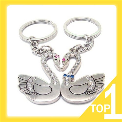 couple swam key rings