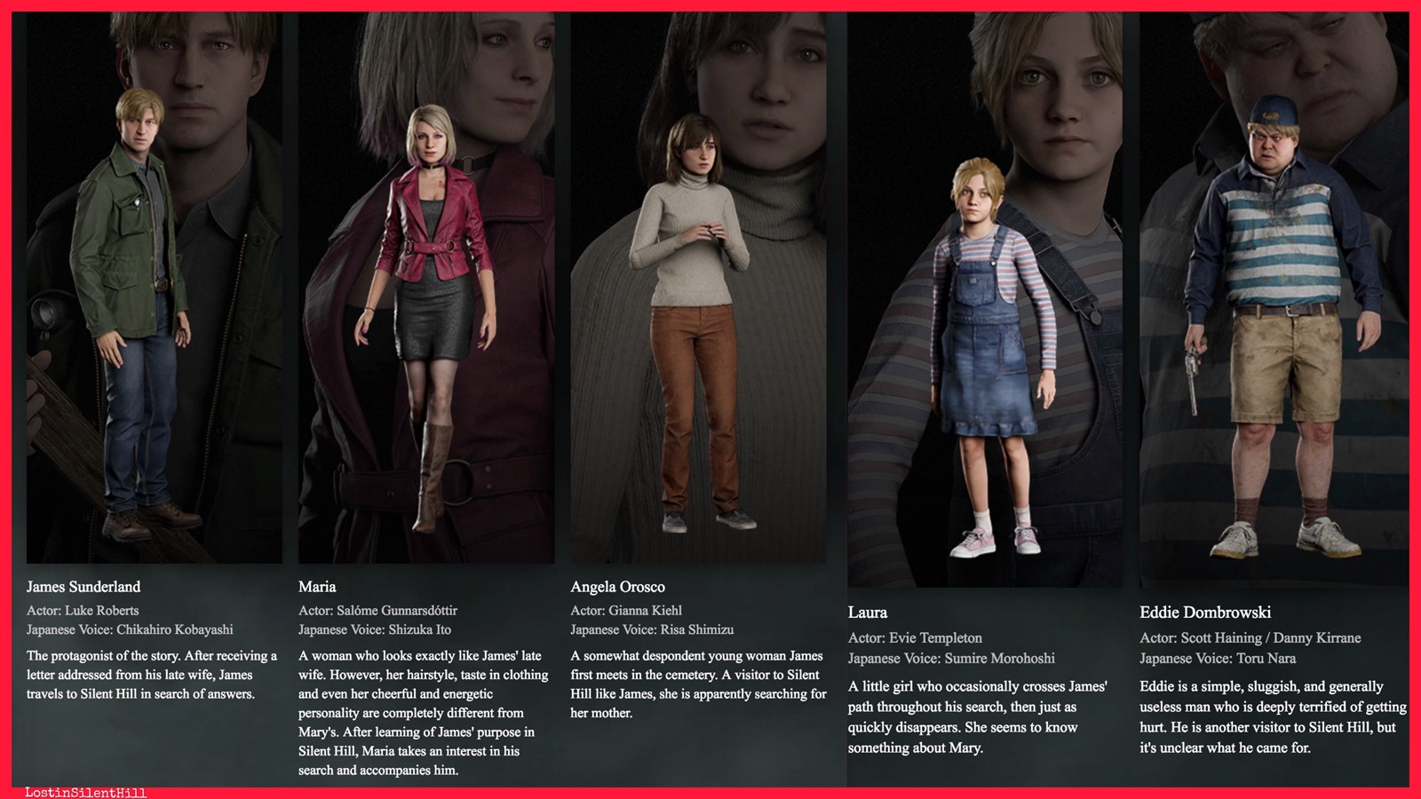 ¿¿Que personaje de silent hill 2 remake sería tu pareja?? 