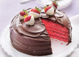 Chocolate-Strawberry-Cake