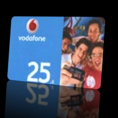 كارت فودافون 25 جنيه