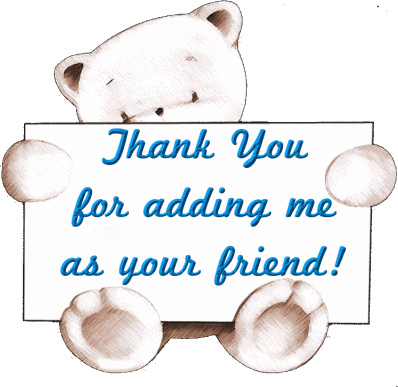 thanks for adding me