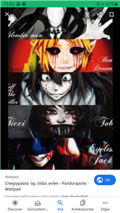 Hangi Creepypasta Karakterisin