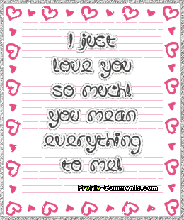 I Love you 