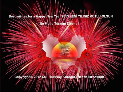 Yeni Yılınız Kutlu Olsun