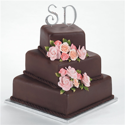 large chocolate cake