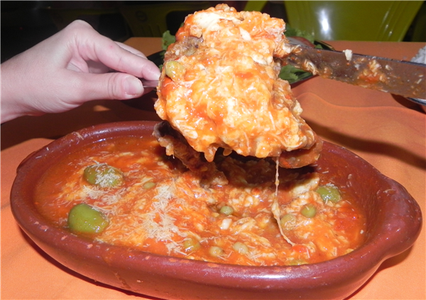 Filé à Parmegiana da Recanto