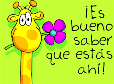 gracias por estar!