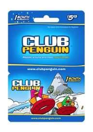 Club penguin membership card.